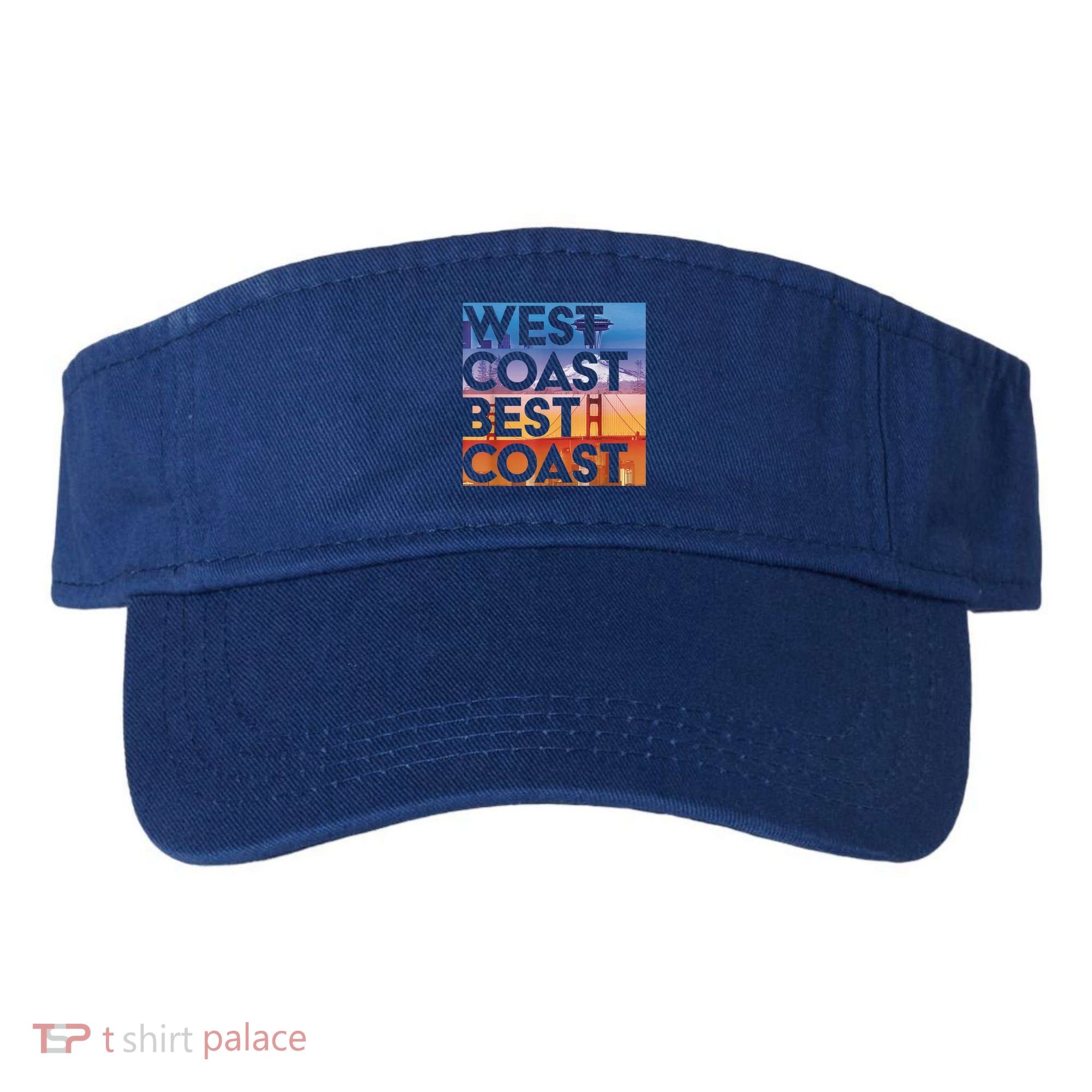 West Coast Best Coast | SEA/PO/SF/LA Graphic Visor
