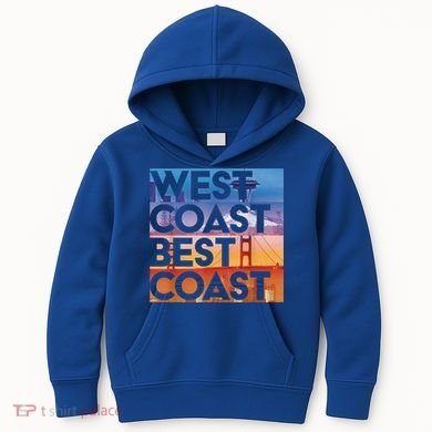 West Coast Best Coast | SEA/PO/SF/LA Graphic Kids Hoodie