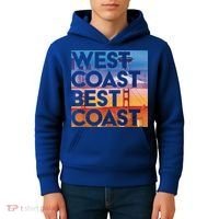 West Coast Best Coast | SEA/PO/SF/LA Graphic Kids Hoodie thumb 4