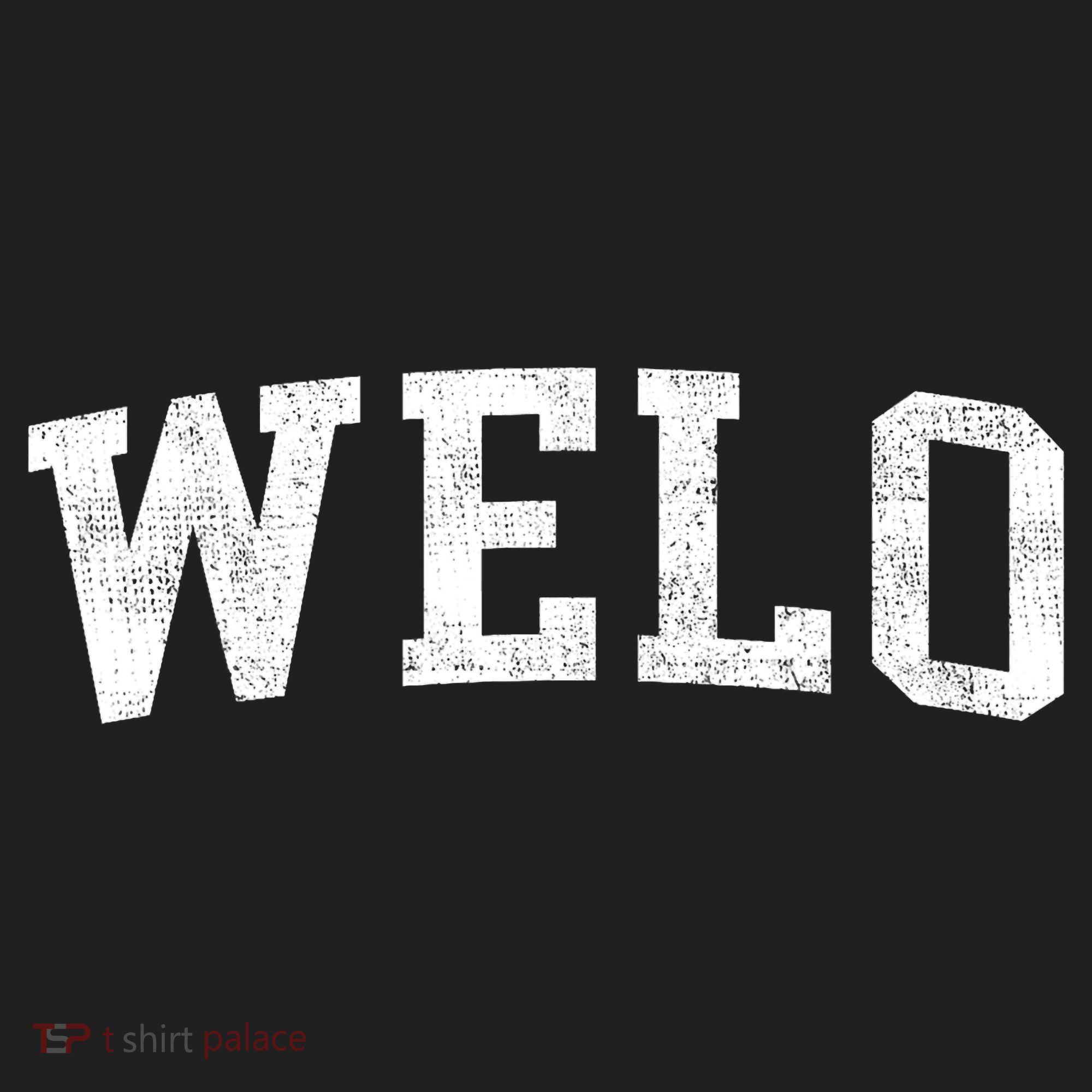 Welo Classic Bold Font Welo Birthday Gift Women's Sweatshirt