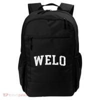Welo Classic Bold Font Welo Birthday Gift Backpack thumb 0