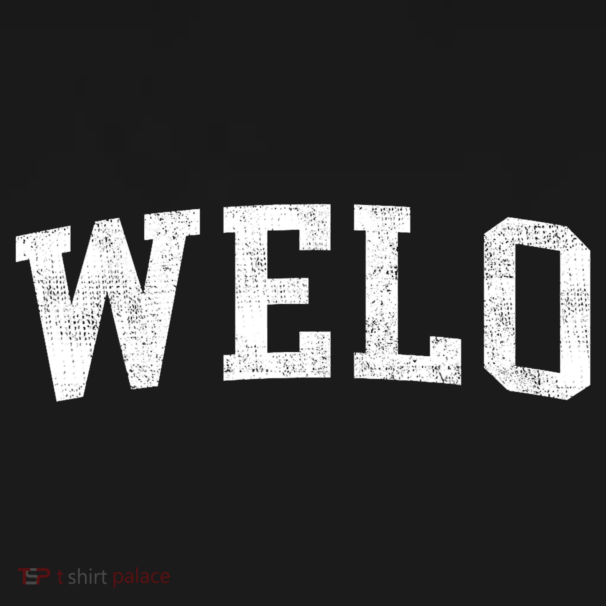 Welo Classic Bold Font Welo Birthday Gift Women's Tank Top