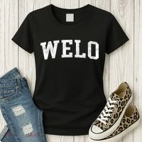Welo Classic Bold Font Welo Birthday Gift Women's T-Shirt thumb 3