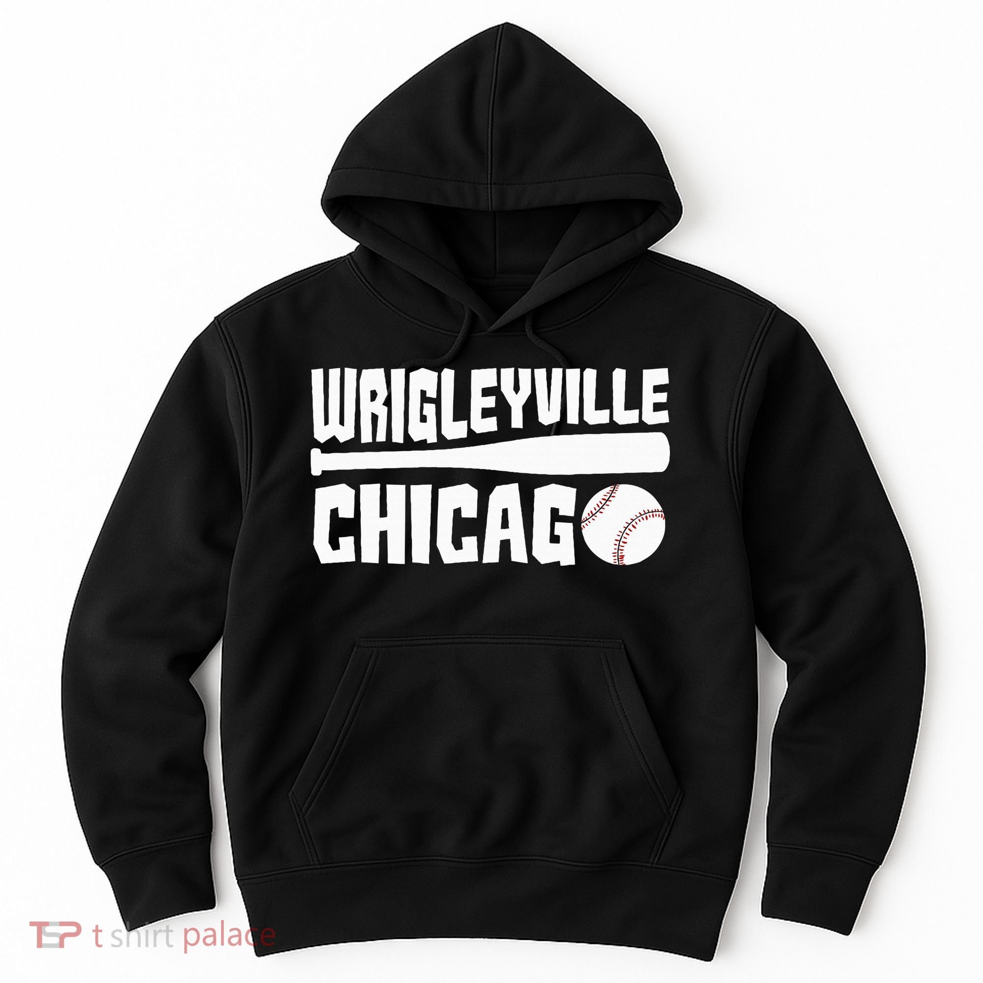 Wrigleyville Chicago Baseball American Hoodie