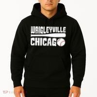 Wrigleyville Chicago Baseball American Hoodie thumb 2