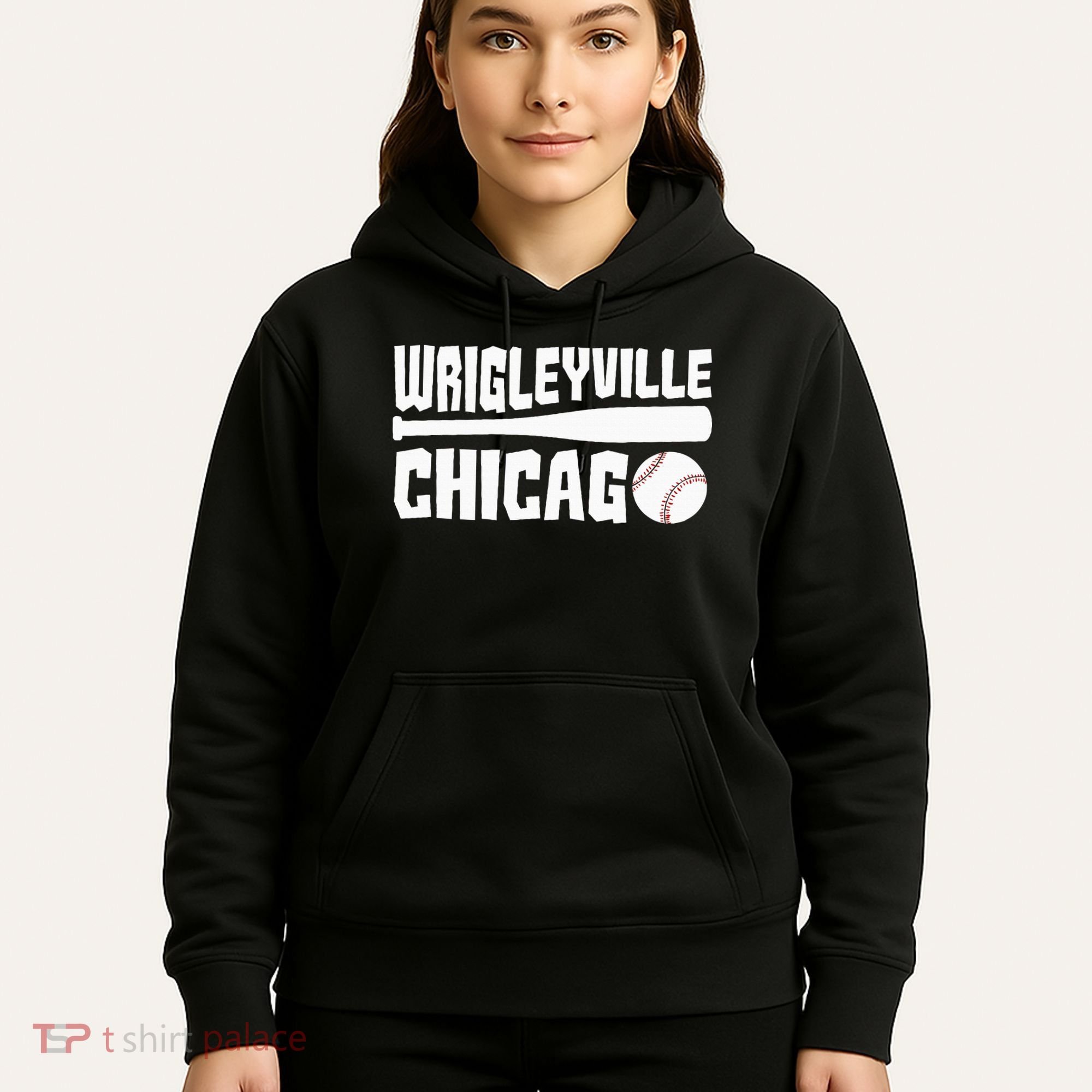 Wrigleyville Chicago Baseball American Hoodie