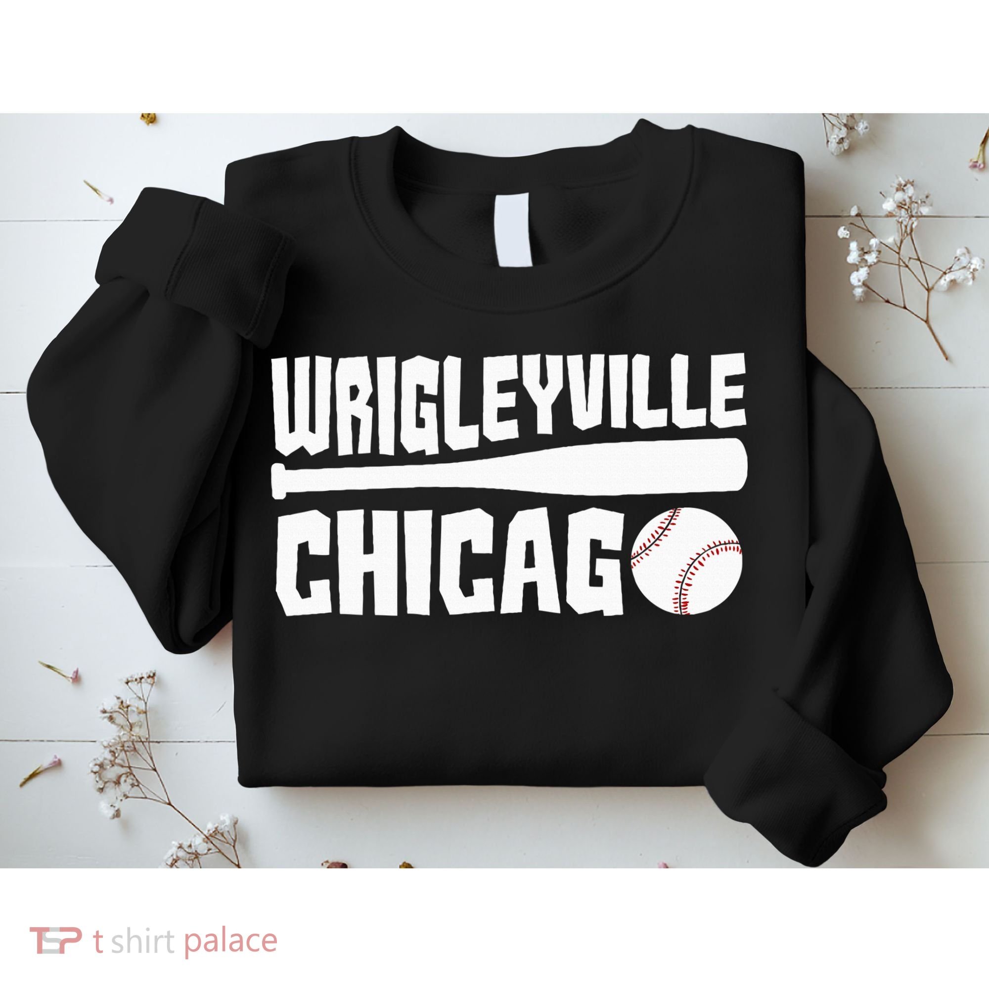 Wrigleyville Chicago Baseball American Sweatshirt