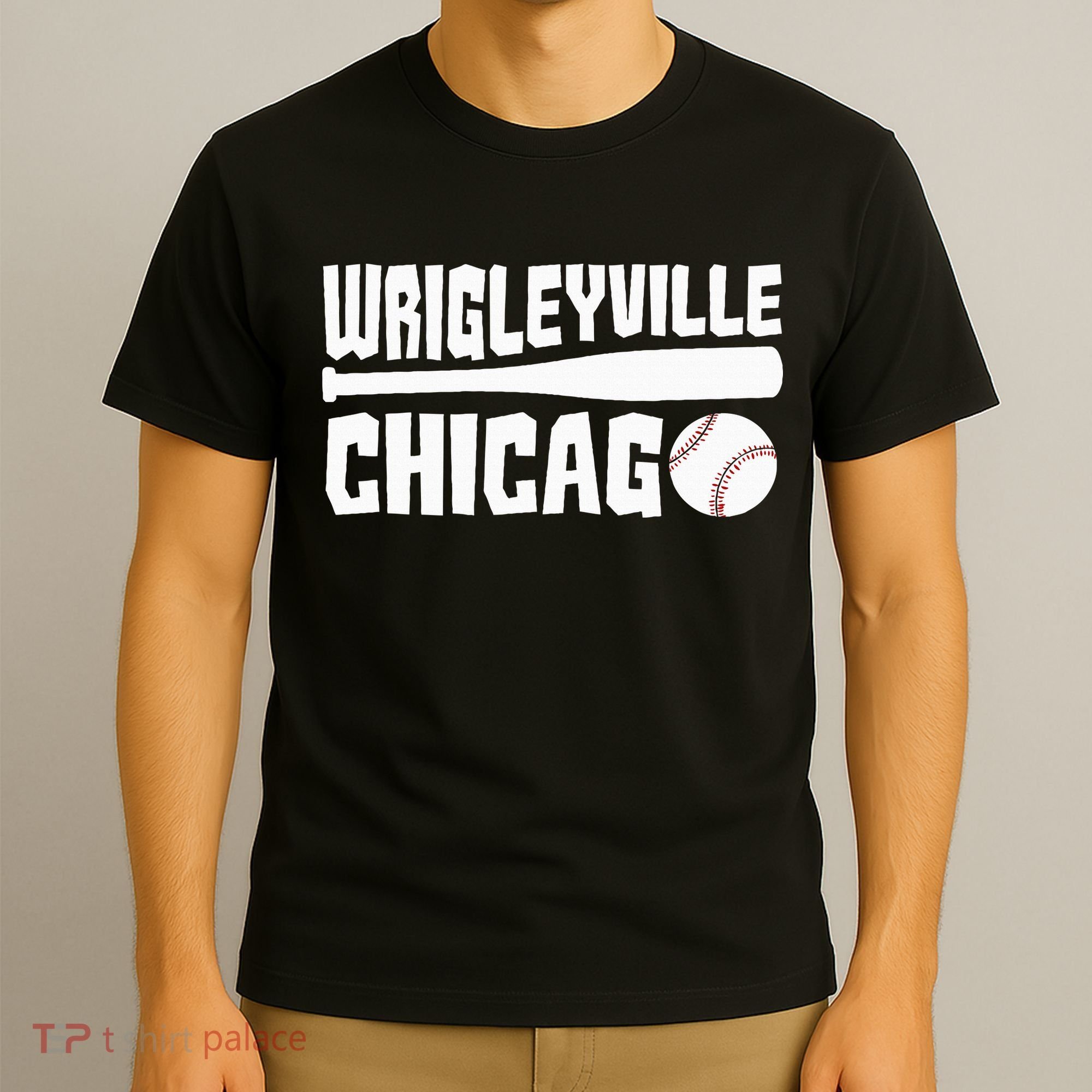 Wrigleyville Chicago Baseball American T-Shirt