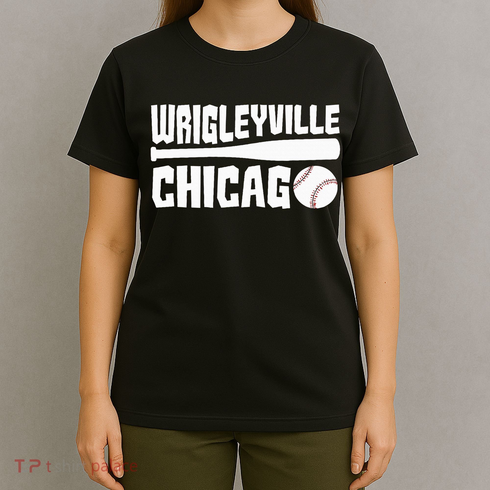 Wrigleyville Chicago Baseball American T-Shirt