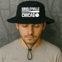 Wrigleyville Chicago Baseball American Bucket Hat thumb 2