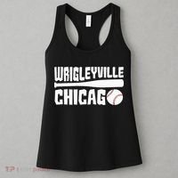 Wrigleyville Chicago Baseball American Women's Tank Top thumb 3