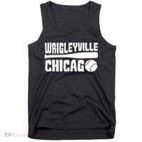 Wrigleyville Chicago Baseball American Tank Top thumb 0