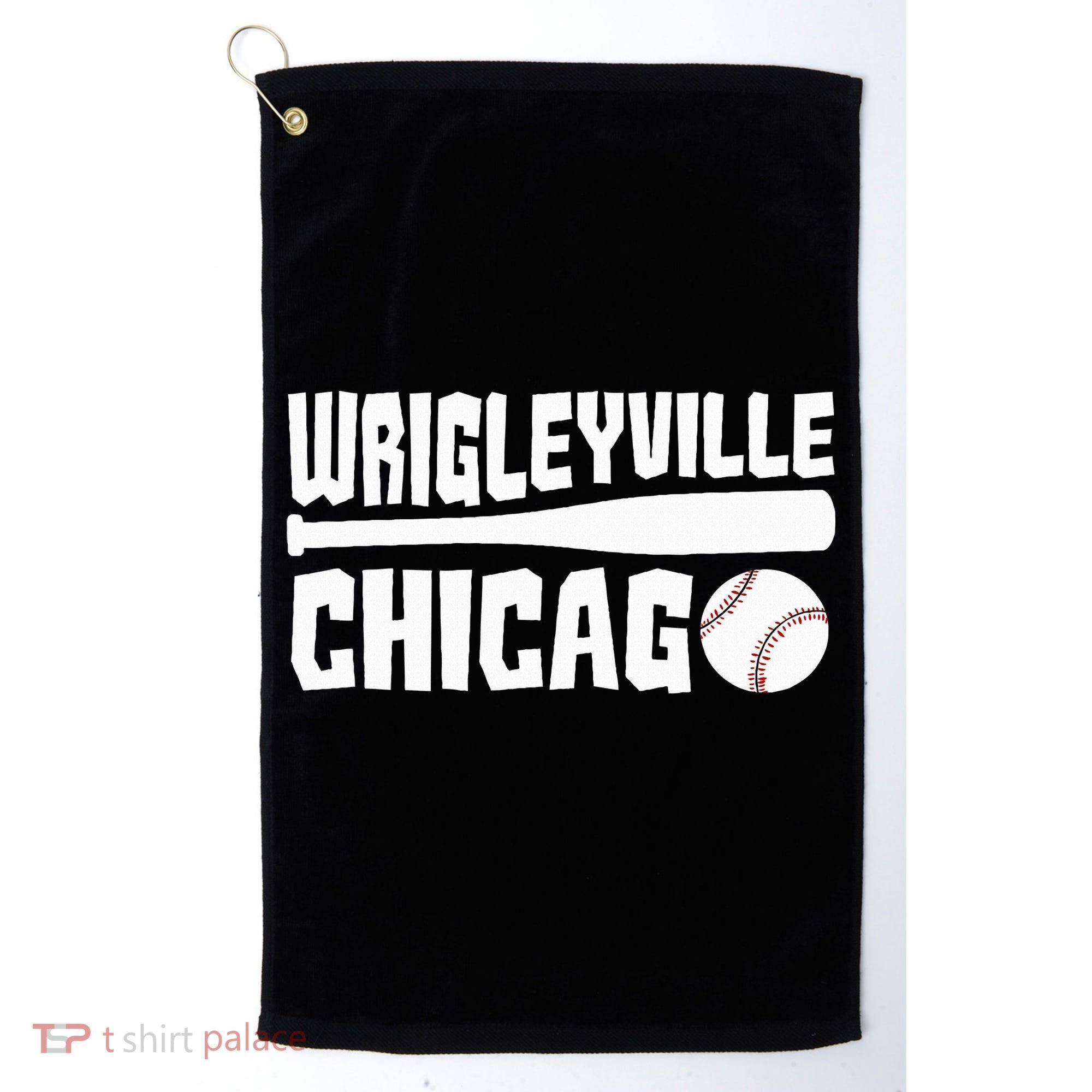 Wrigleyville Chicago Baseball American Golf Towel