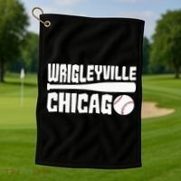 Wrigleyville Chicago Baseball American Golf Towel thumb 1