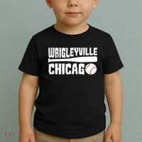 Wrigleyville Chicago Baseball American Toddler T-Shirt thumb 2