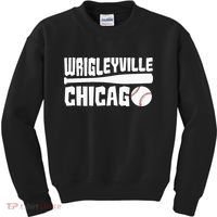 Wrigleyville Chicago Baseball American Kids Sweatshirt thumb 0