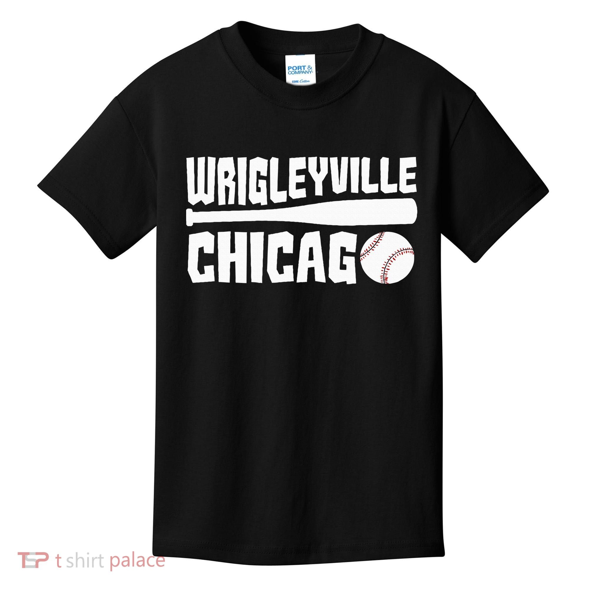 Wrigleyville Chicago Baseball American Kids T-Shirt