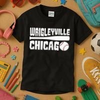 Wrigleyville Chicago Baseball American Kids T-Shirt thumb 3