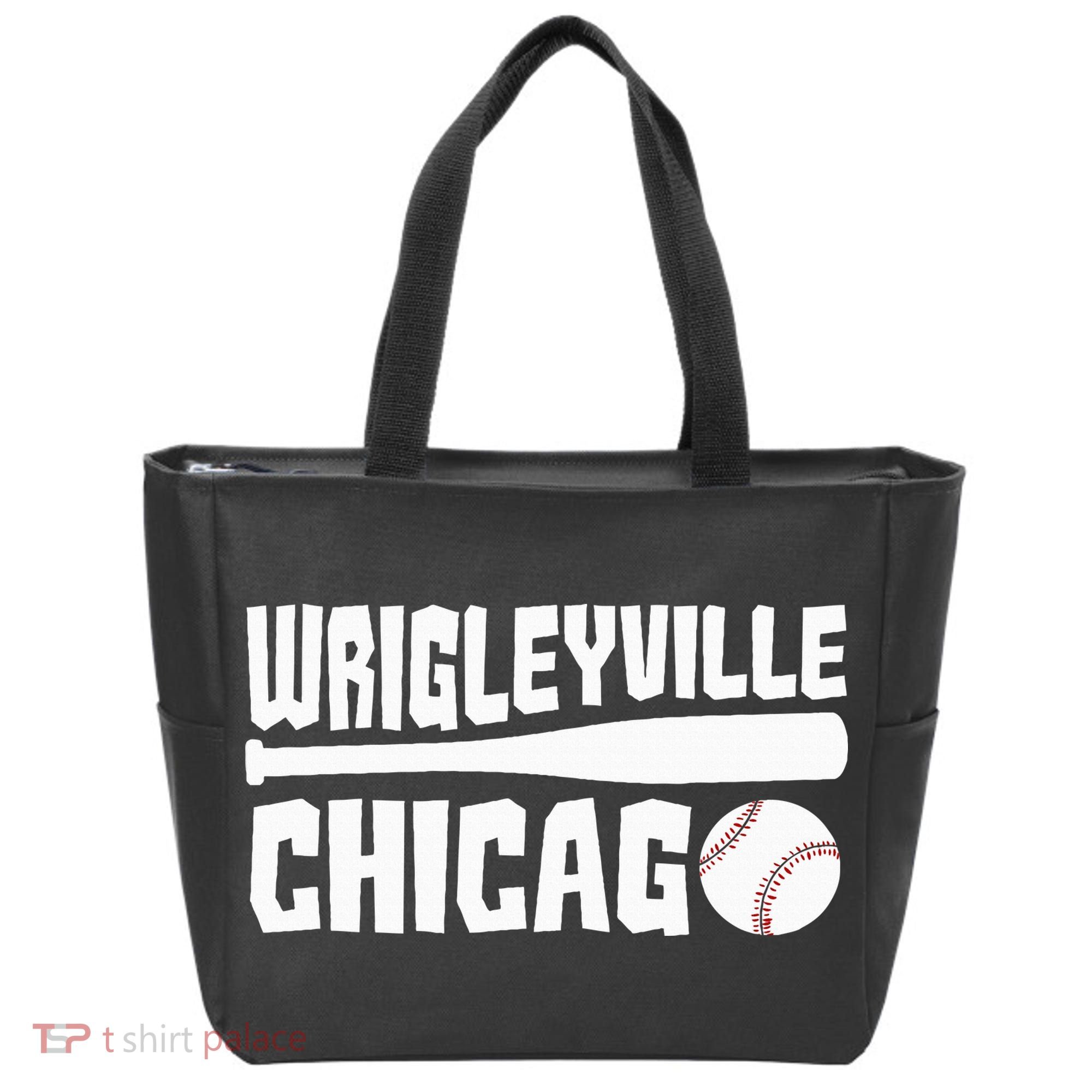 Wrigleyville Chicago Baseball American Tote Bag