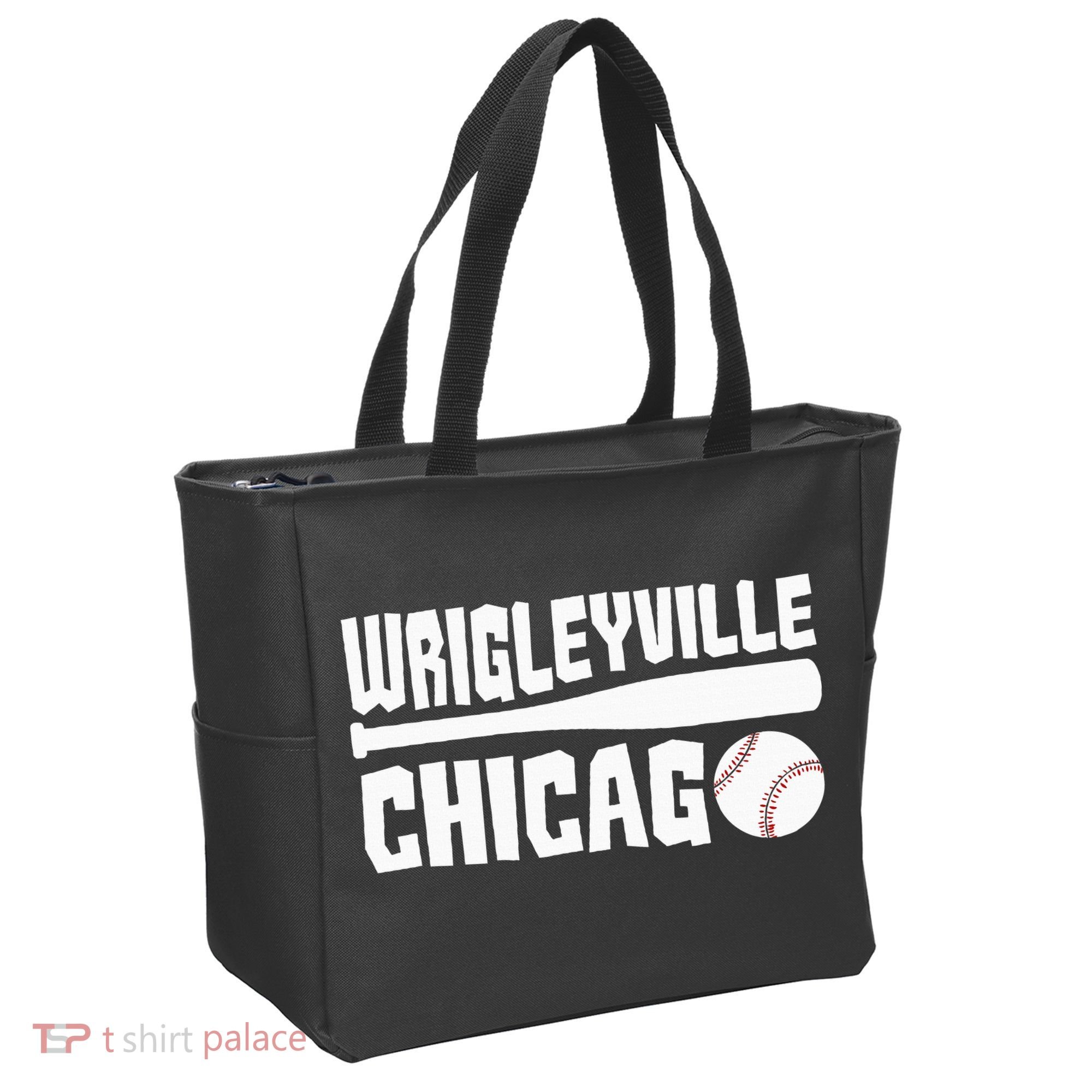 Wrigleyville Chicago Baseball American Tote Bag