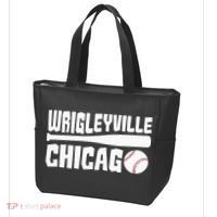 Wrigleyville Chicago Baseball American Tote Bag thumb 3