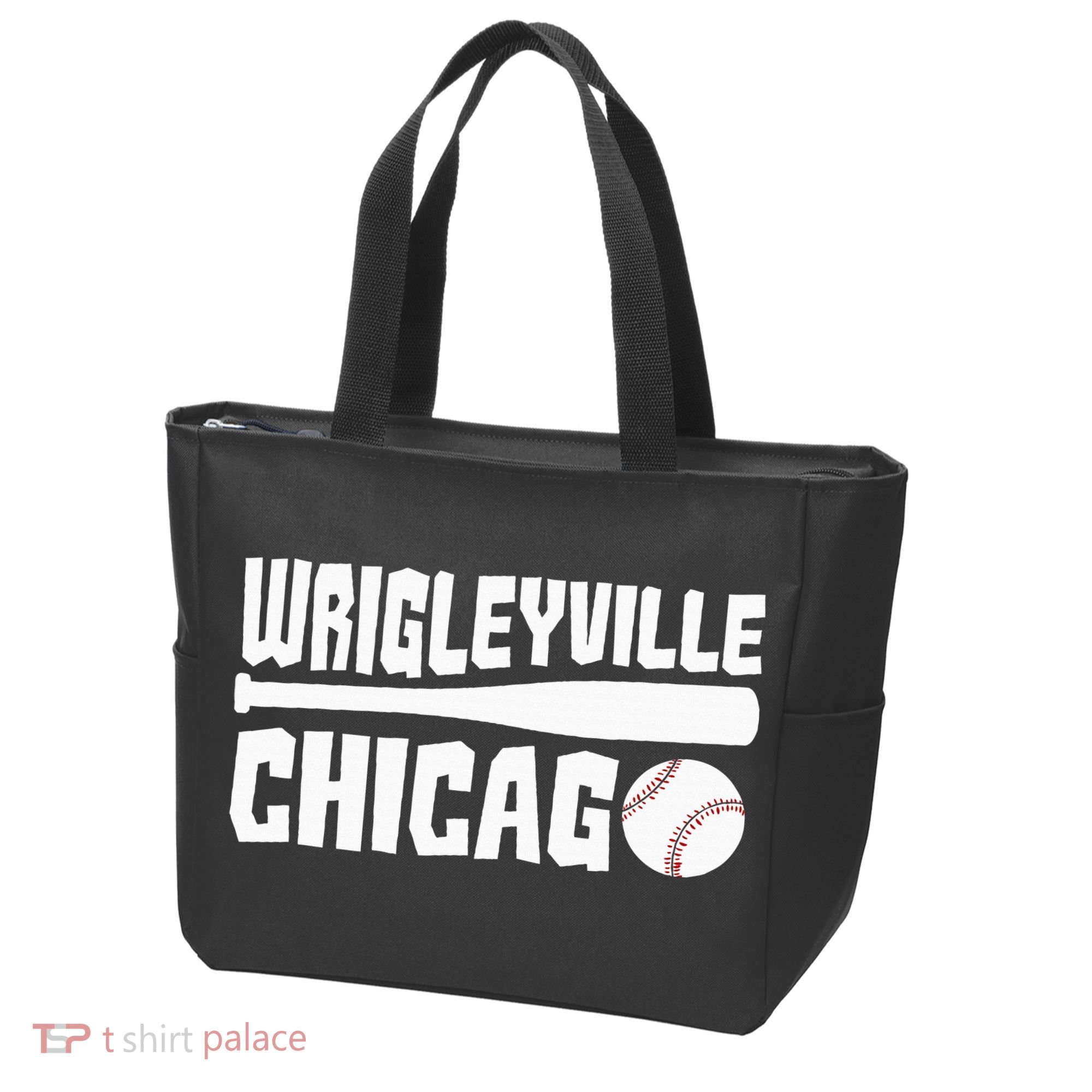 Wrigleyville Chicago Baseball American Tote Bag