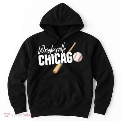 Wrigleyville Chicago Baseball American Hoodie