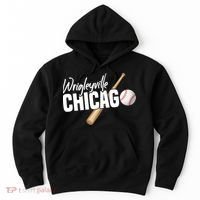 Wrigleyville Chicago Baseball American Hoodie thumb 0