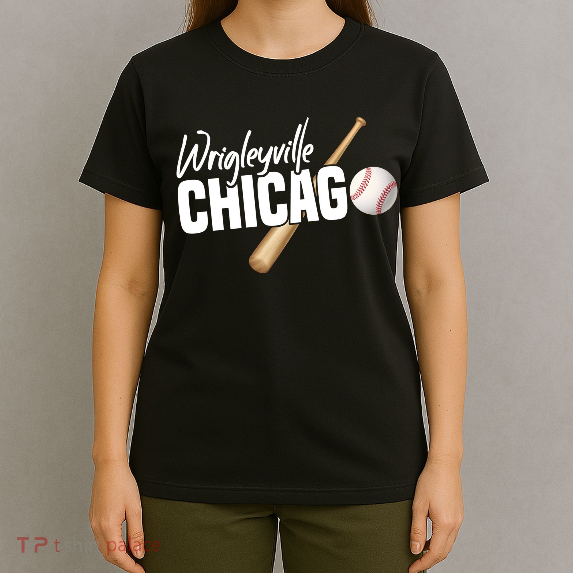 Wrigleyville Chicago Baseball American T-Shirt