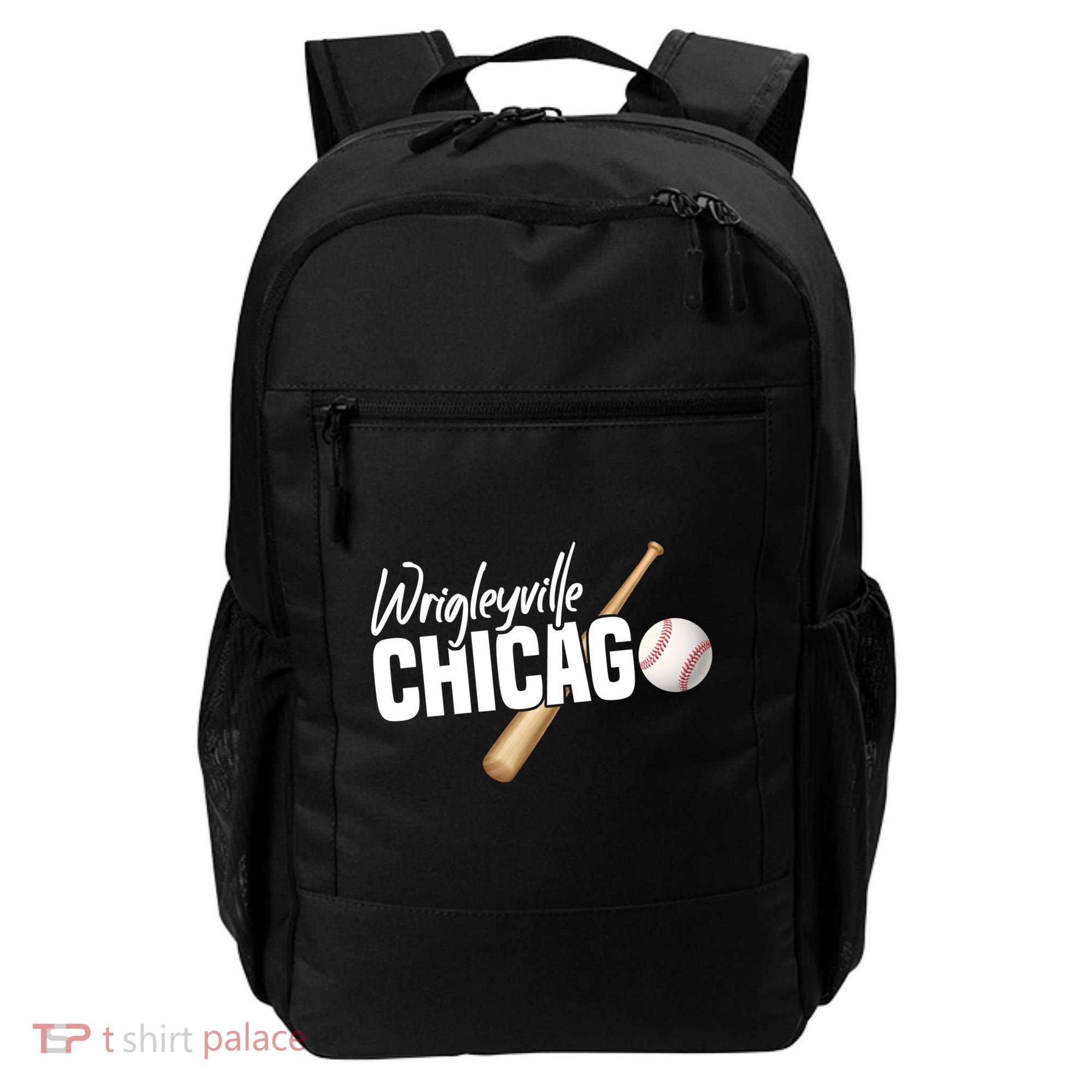 Wrigleyville Chicago Baseball American Backpack