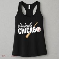 Wrigleyville Chicago Baseball American Women's Tank Top thumb 3