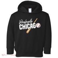 Wrigleyville Chicago Baseball American Toddler Hoodie thumb 0