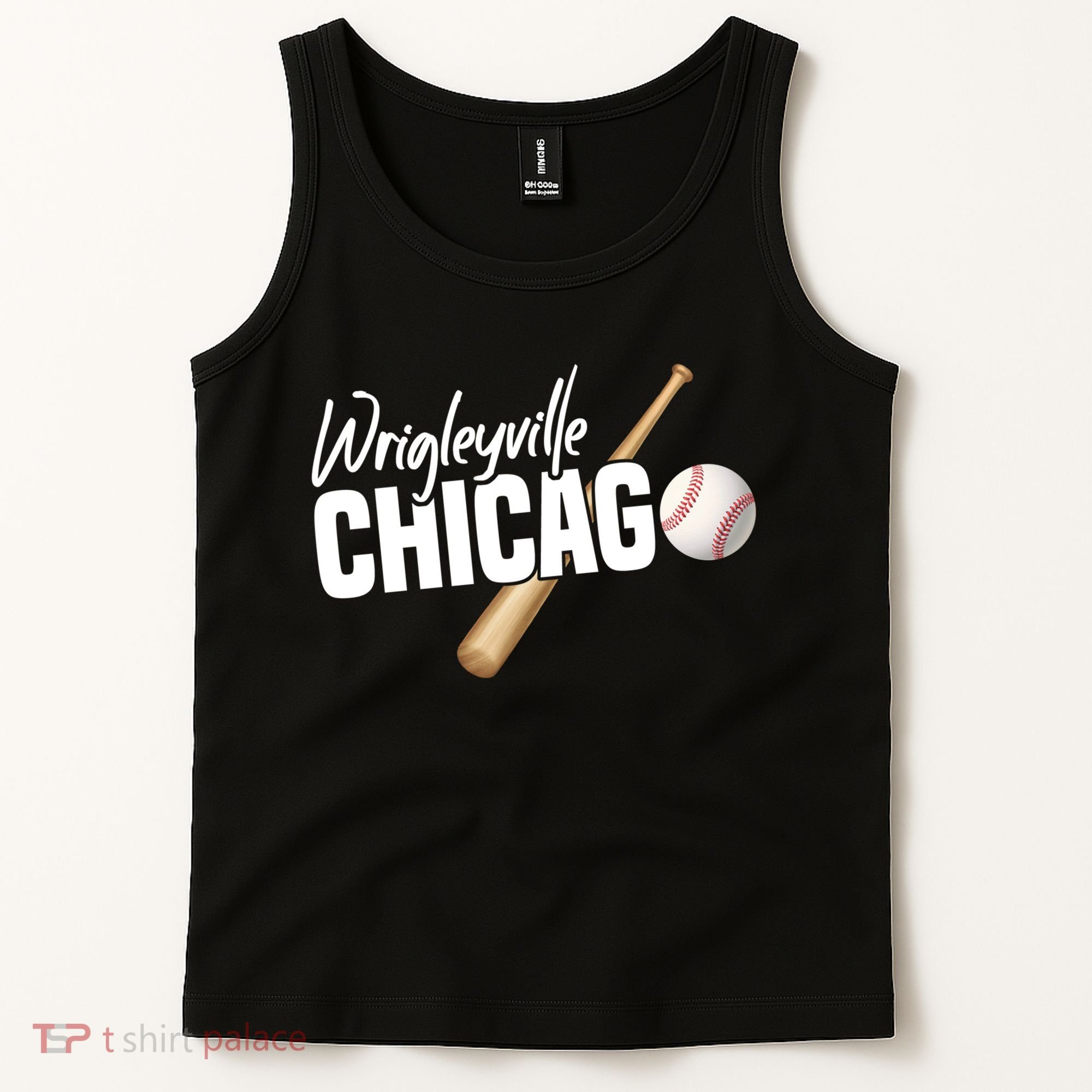 Wrigleyville Chicago Baseball American Tank Top