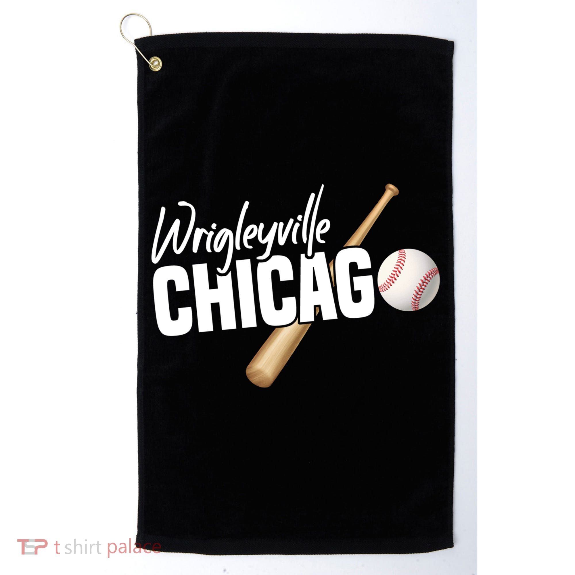 Wrigleyville Chicago Baseball American Golf Towel