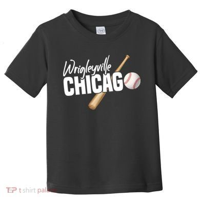 Wrigleyville Chicago Baseball American Toddler T-Shirt