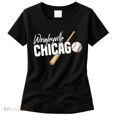 Wrigleyville Chicago Baseball American Women's T-Shirt