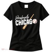 Wrigleyville Chicago Baseball American Women's T-Shirt thumb 0