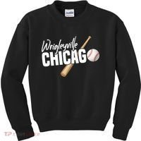 Wrigleyville Chicago Baseball American Kids Sweatshirt thumb 0