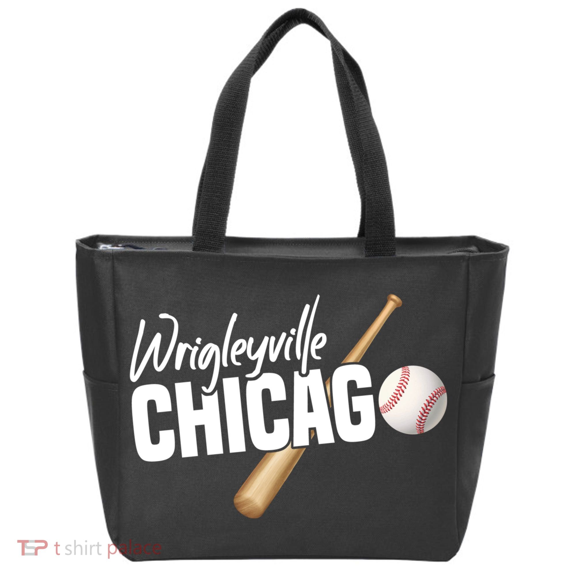 Wrigleyville Chicago Baseball American Tote Bag