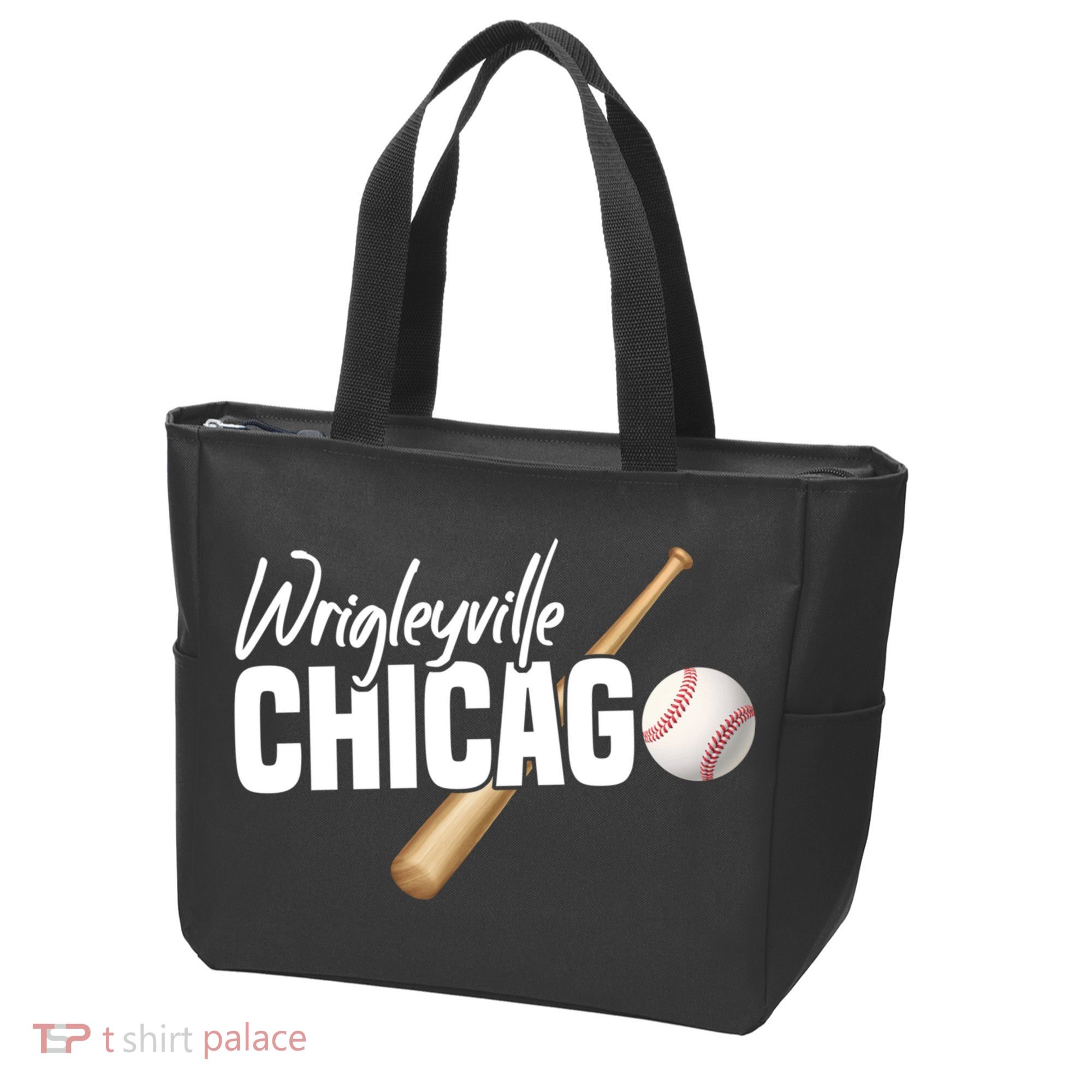 Wrigleyville Chicago Baseball American Tote Bag