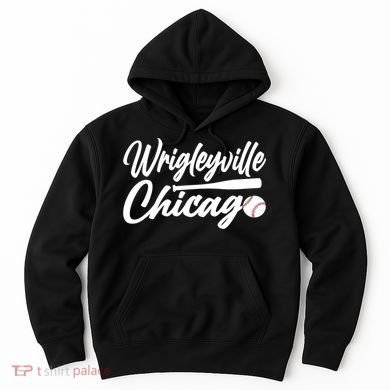 Wrigleyville Chicago Baseball American Hoodie