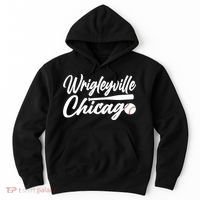 Wrigleyville Chicago Baseball American Hoodie thumb 0