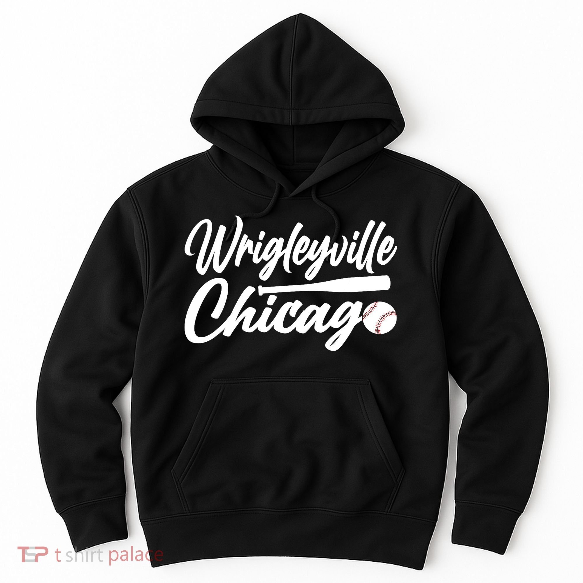 Wrigleyville Chicago Baseball American Hoodie