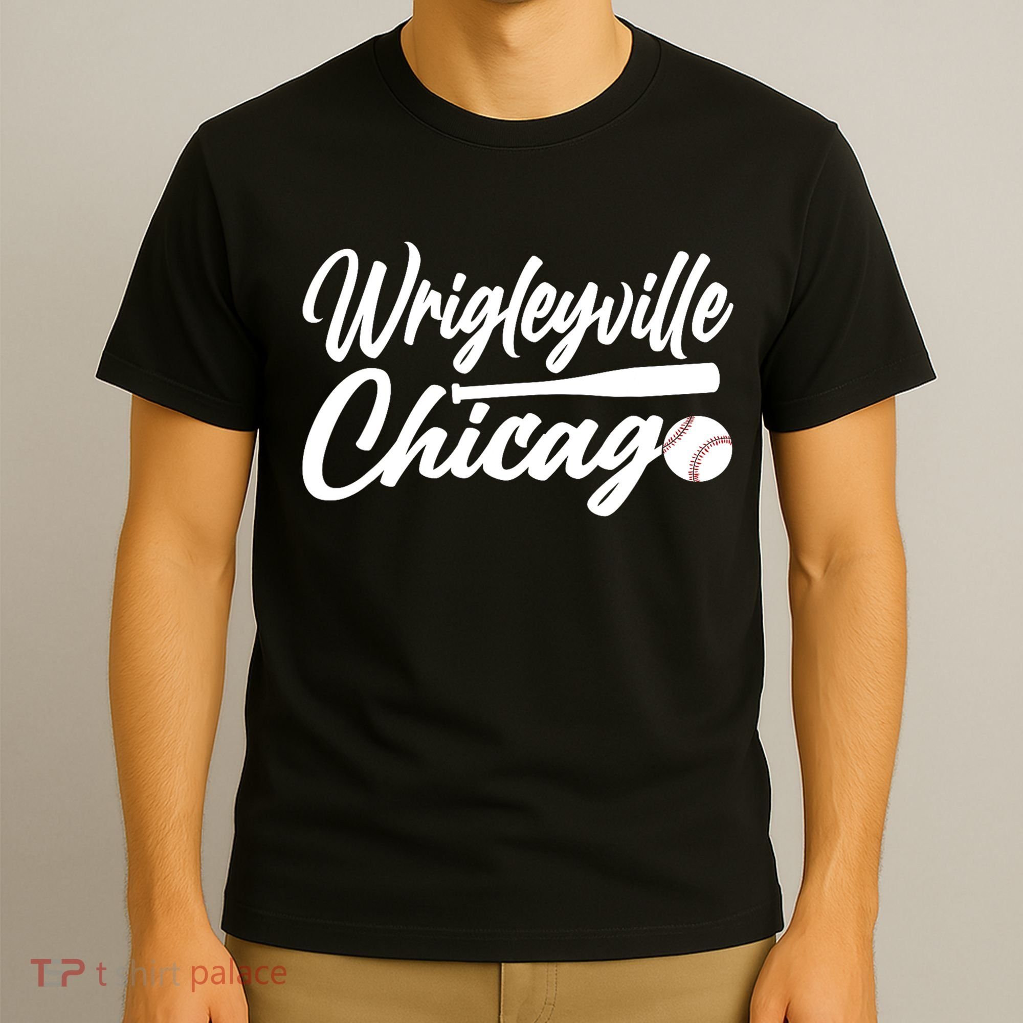 Wrigleyville Chicago Baseball American T-Shirt