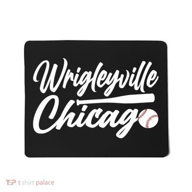 Wrigleyville Chicago Baseball American Mousepad