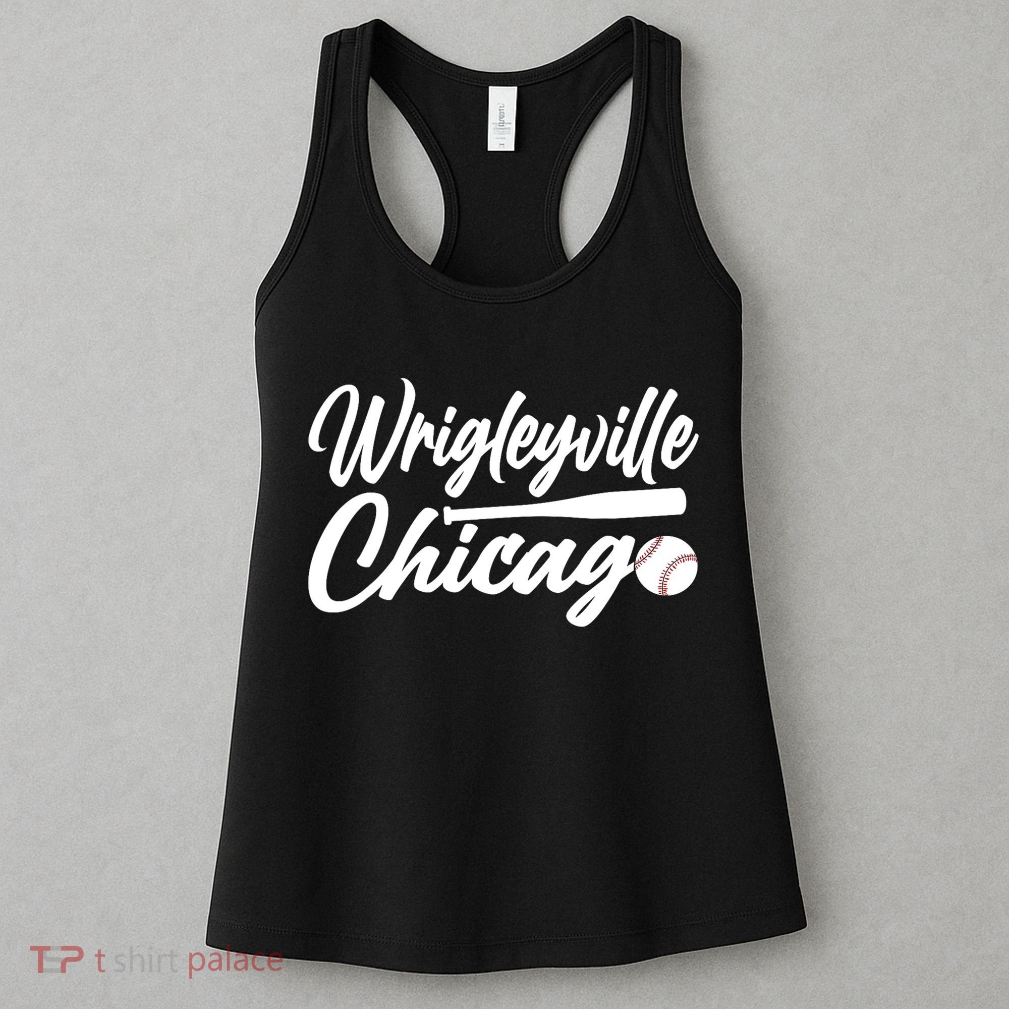Wrigleyville Chicago Baseball American Women's Tank Top