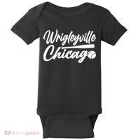 Wrigleyville Chicago Baseball American Baby Bodysuit thumb 0