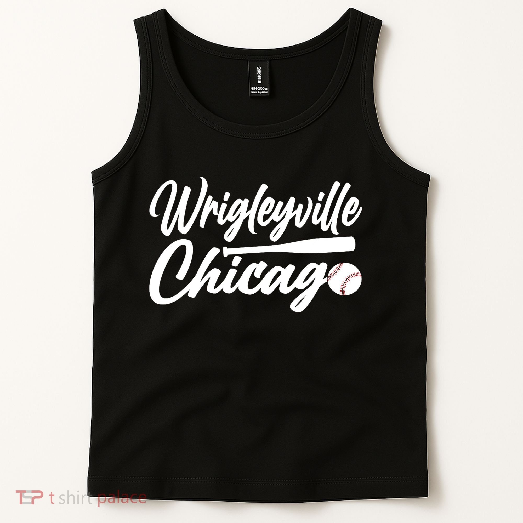 Wrigleyville Chicago Baseball American Tank Top