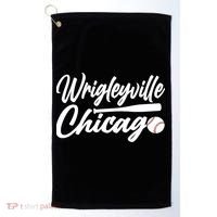 Wrigleyville Chicago Baseball American Golf Towel thumb 0