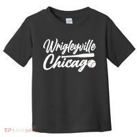 Wrigleyville Chicago Baseball American Toddler T-Shirt thumb 0